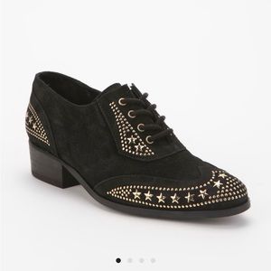 ⭐️ Miista Ndidi Star Stud Lace Up Oxford Suede
